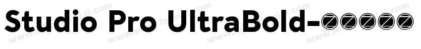 Studio Pro UltraBold字体转换